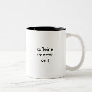 Caneca De Café Em Dois Tons Unidade de transferência da cafeína
