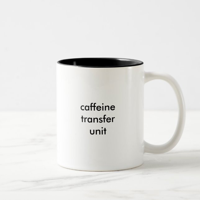Caneca De Café Em Dois Tons Unidade de transferência da cafeína (Direita)