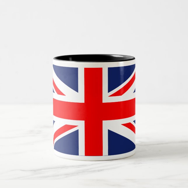Caneca De Café Em Dois Tons Union Jack (Centro)