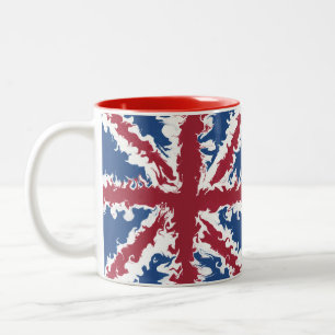 Caneca De Café Em Dois Tons Union Jack Bespoke