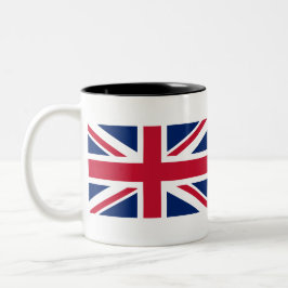 Caneca De Café Em Dois Tons United Kingdom Flag