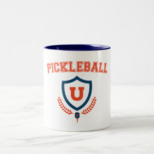 Caneca De Café Em Dois Tons Universidade de Pickleball