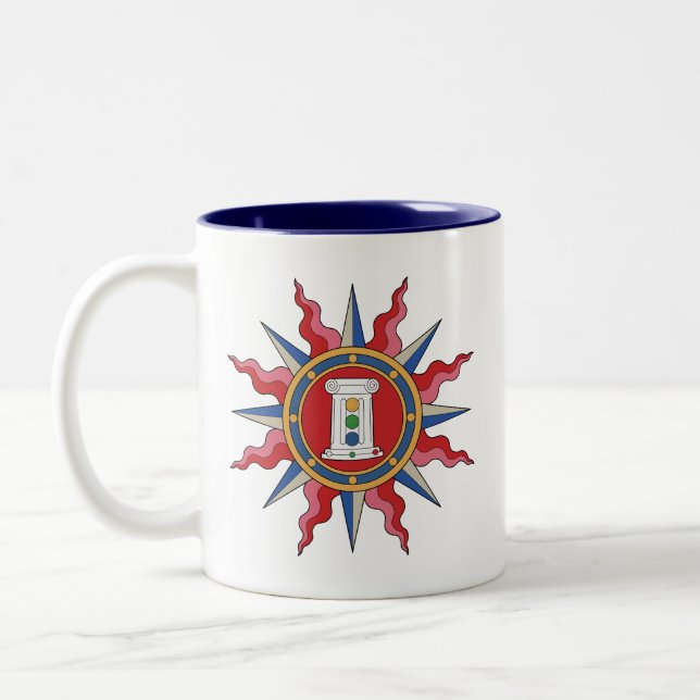 Caneca De Café Em Dois Tons Universidade Real do Café Mug (Esquerda)