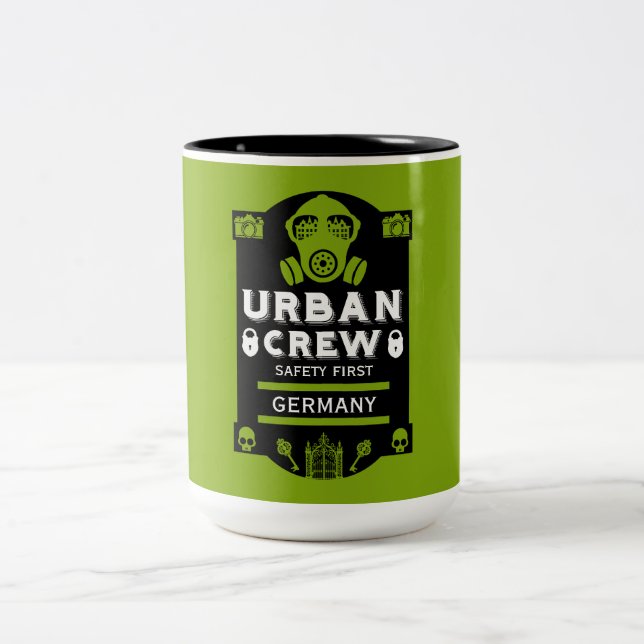 Caneca De Café Em Dois Tons Urbex de Exploração Urbana (Centro)