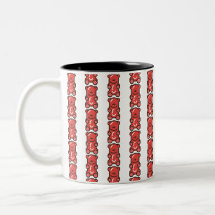 Caneca De Café Em Dois Tons ursinho