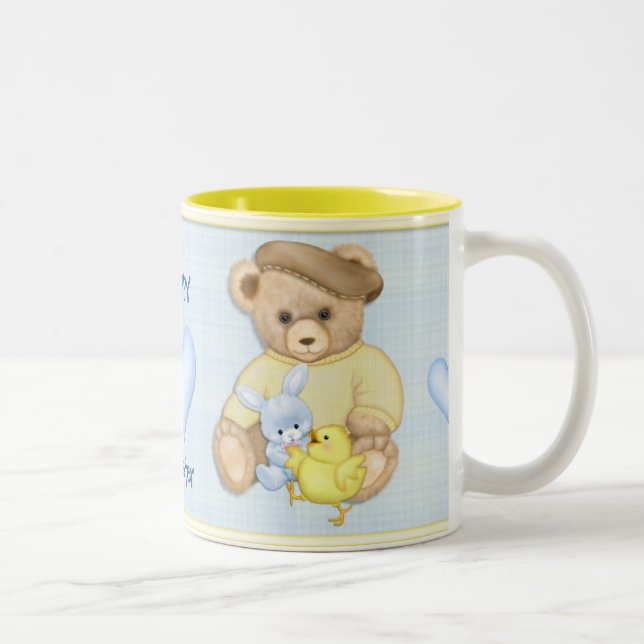 CANECA DE CAFÉ EM DOIS TONS URSINHO - PÁSCOA (Direita)