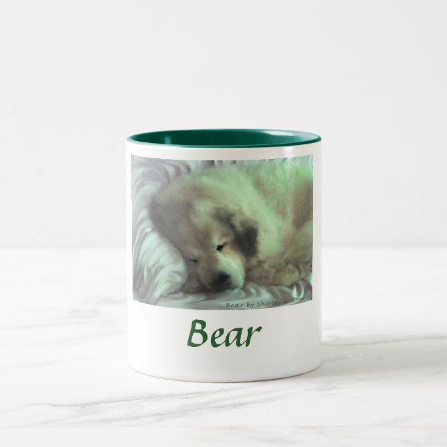 Caneca De Café Em Dois Tons Urso (Centro)