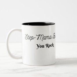 Caneca De Café Em Dois Tons Urso Da Mãe, Seu Rochedo