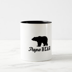 Caneca De Café Em Dois Tons Urso da papá