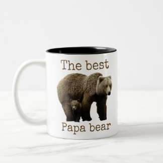 Caneca De Café Em Dois Tons urso da papá