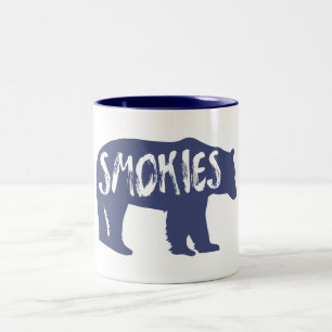Caneca De Café Em Dois Tons Urso de enfumaçados