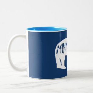 Caneca De Café Em Dois Tons Urso de Minnesota