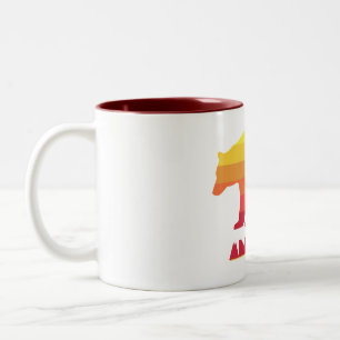 Caneca De Café Em Dois Tons Urso de Minnesota