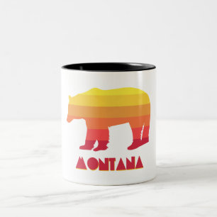 Caneca De Café Em Dois Tons Urso de Montana