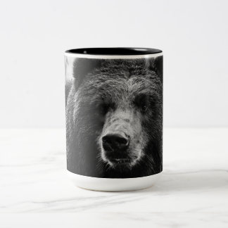 Caneca De Café Em Dois Tons Urso de urso bonito