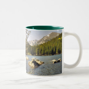 Caneca De Café Em Dois Tons Urso Lago De Dois Toneladas