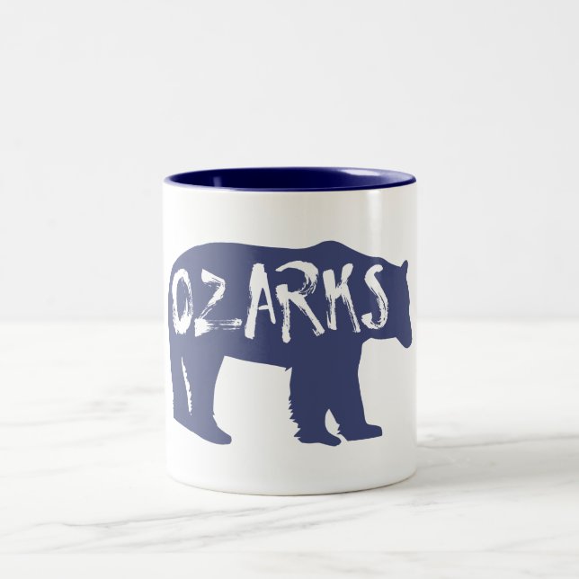 Caneca De Café Em Dois Tons Urso Ozarks (Centro)