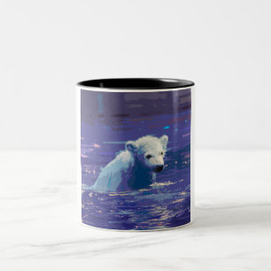 Caneca De Café Em Dois Tons Urso Polar 2014-0905