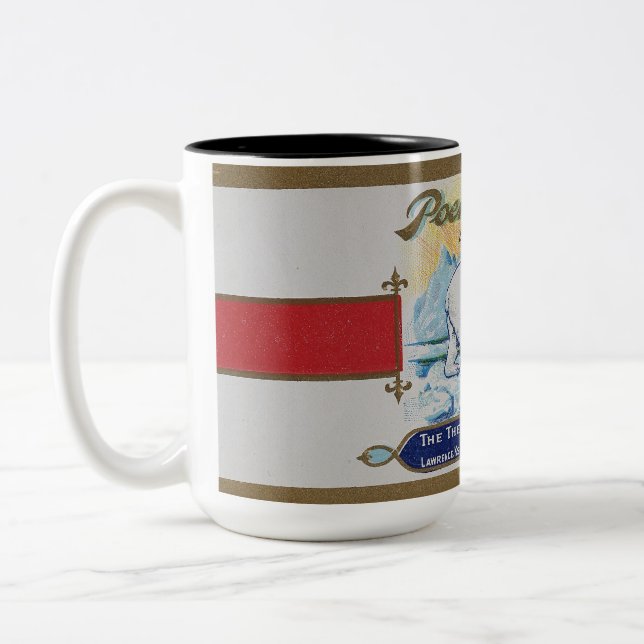 Caneca De Café Em Dois Tons Urso Polar no pacote de gelo (Esquerda)