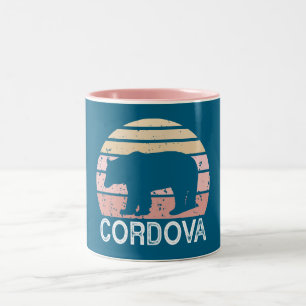 Caneca De Café Em Dois Tons Urso Retro Cordova Alaska