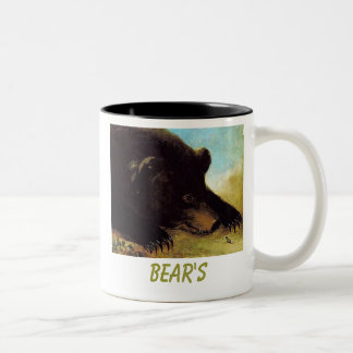 Caneca De Café Em Dois Tons urso, URSO