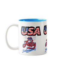 "USA Independence Day Cerâmica Mug"