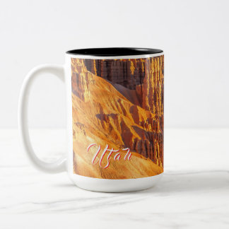 Caneca De Café Em Dois Tons Utah Bryce Canyon Hoodoos