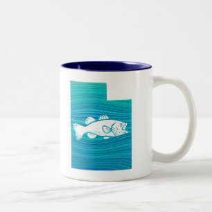 Caneca De Café Em Dois Tons Utah Wave Fisheries