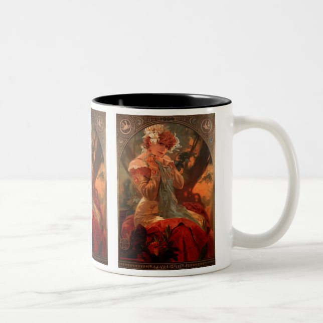 Caneca De Café Em Dois Tons útil para a esquerda (Direita)