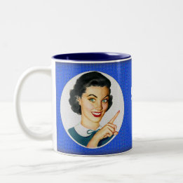 Caneca De Café Em Dois Tons Vá perguntar ao seu pai