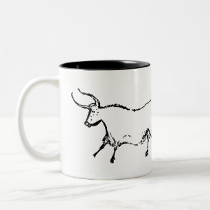 Caneca De Café Em Dois Tons Vaca de Lascaux