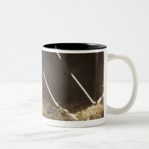 Caneca De Café Em Dois Tons Vaca de leiteria