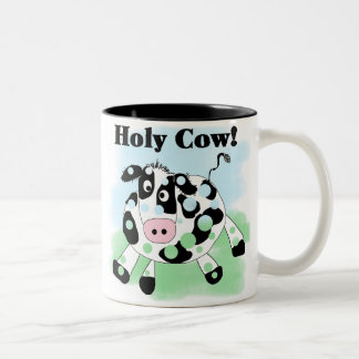 Caneca De Café Em Dois Tons Vaca santamente