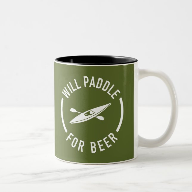 Caneca De Café Em Dois Tons Vai Paddle Para Cerveja (Direita)