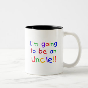 Caneca De Café Em Dois Tons Vai ser um texto de cores principais do tio