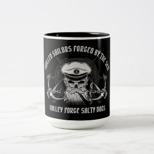 CANECA DE CAFÉ EM DOIS TONS VALE FORGE HABILITADO SAILORS/CÃES SALGADOS