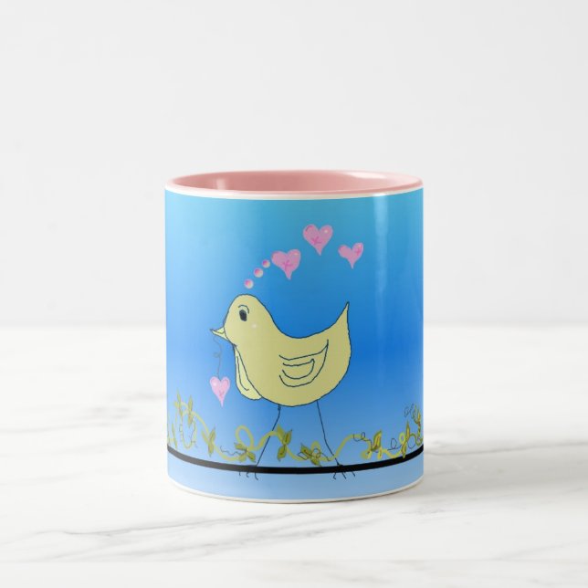 Caneca De Café Em Dois Tons Valentine, Be Meu (Centro)