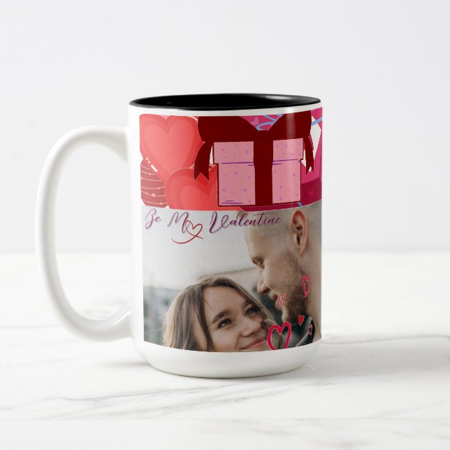 Caneca De Café Em Dois Tons Valentine Gift (Esquerda)