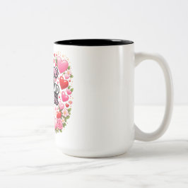 Caneca De Café Em Dois Tons Valentine Love Mug