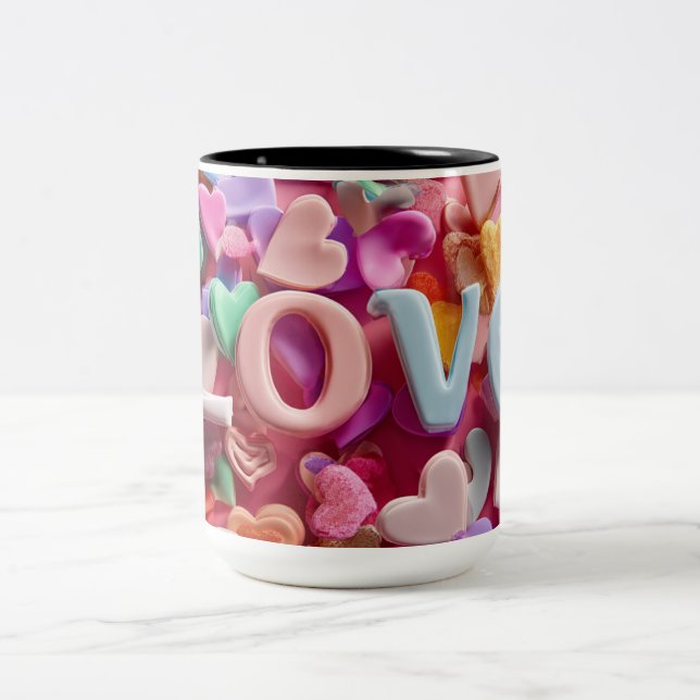 Caneca De Café Em Dois Tons Valentine’s Day Mug | Romantic, Cute &Heartwarming (Centro)