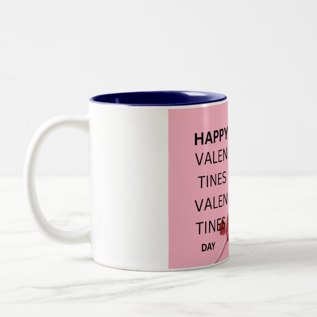 CANECA DE CAFÉ EM DOIS TONS VALENTINES DAY (Esquerda)