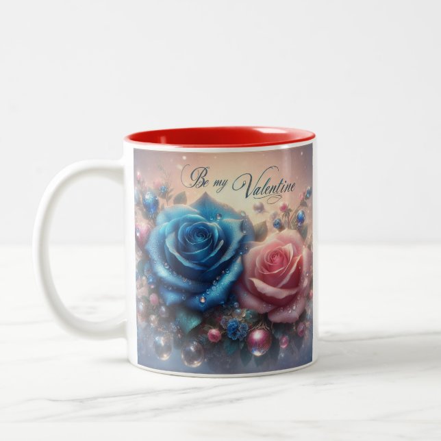 Caneca De Café Em Dois Tons Valentine's Day gift  (Esquerda)
