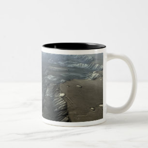 Caneca De Café Em Dois Tons Valles Marineris, o Grande Canyon de Marte