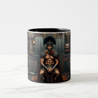 Caneca De Café Em Dois Tons Valor do Gladiador Romano