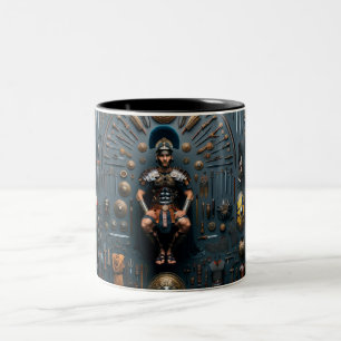 Caneca De Café Em Dois Tons Valor do Gladiador Romano