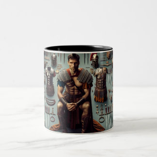 Caneca De Café Em Dois Tons Valor do Gladiador Romano