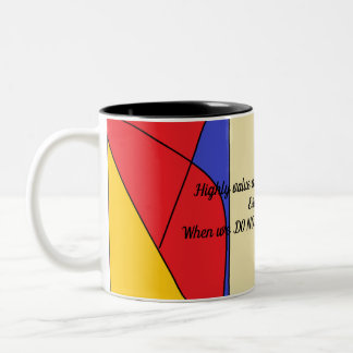 Caneca De Café Em Dois Tons Valor e respeito a todas as Pessoas-Mug