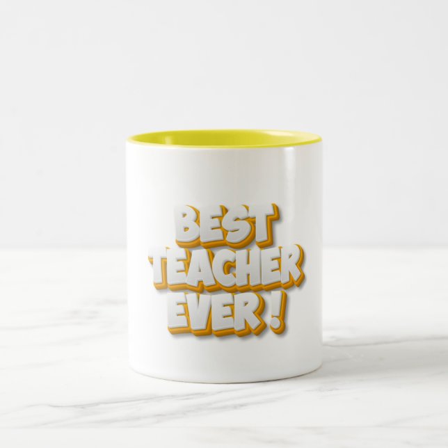 Caneca De Café Em Dois Tons Valorização de Professores (Centro)