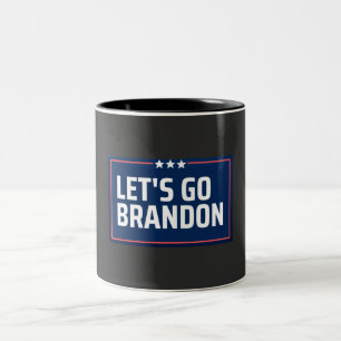 Caneca De Café Em Dois Tons Vamos Brandon