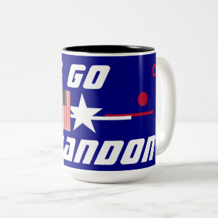 Caneca De Café Em Dois Tons Vamos Go Brandon
